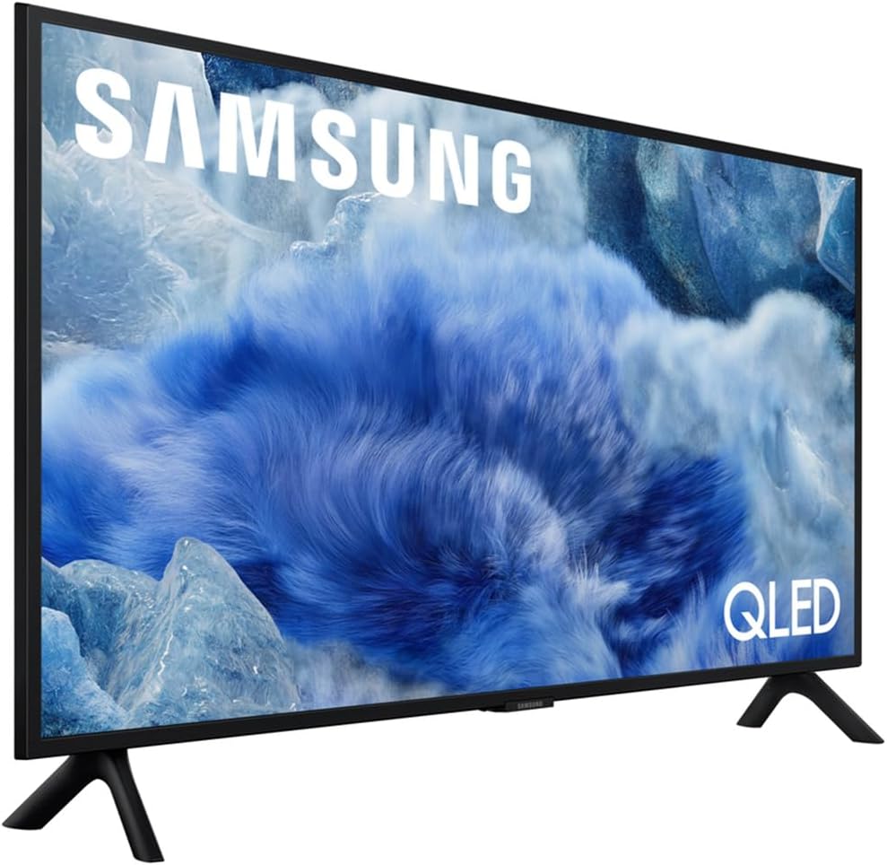 Samsung QN32Q8FAAFXZA 32 Inch Class QLED Q8F 4K Vision AI Smart TV with an AudioQuest G8 8-Outlet USB-A/USB-C AC Power Surge Protector (2025)