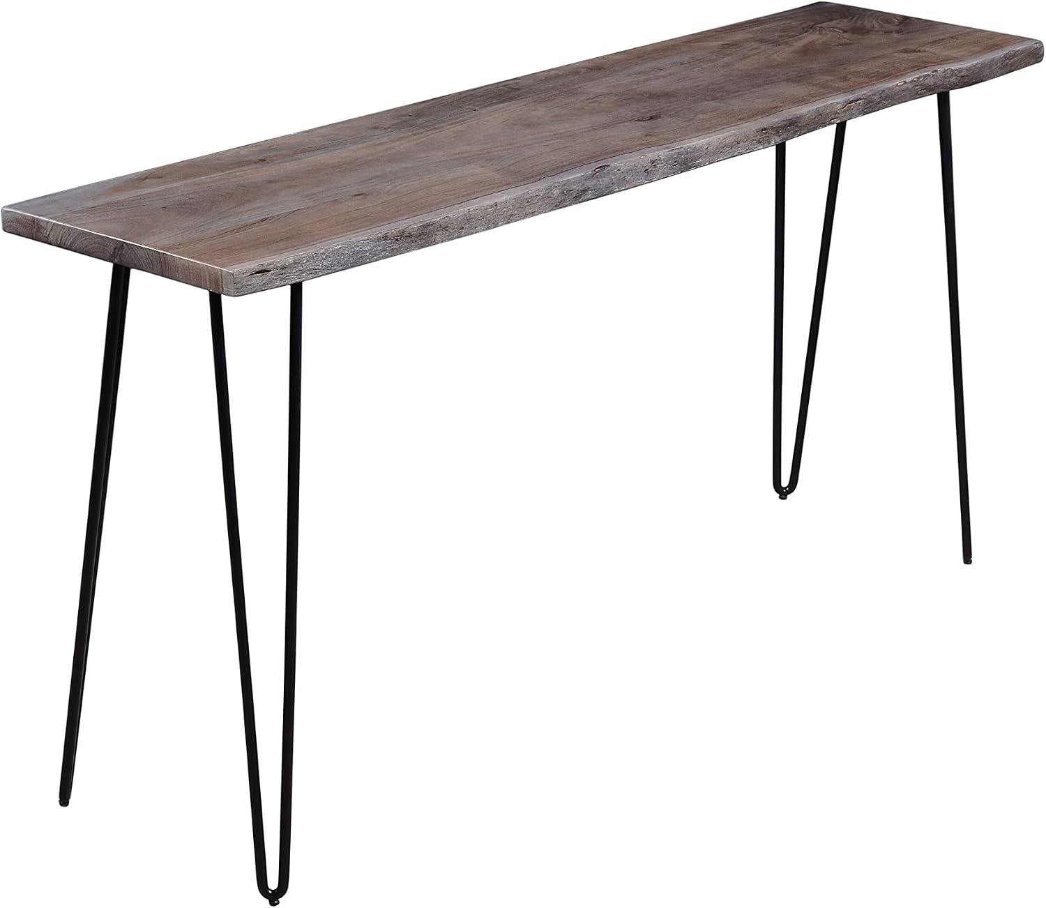 Jofran Nature's Edge 72' Farmhouse Dining Table - Solid Wood Counter Height Dining Table for Modern Homes, Slate