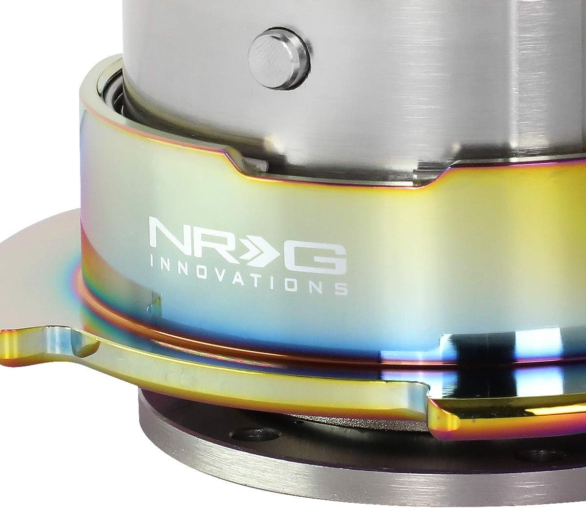 Auto Dynasty NRG Innovations SRK-250GM-MC Steering Wheel Quick Release Adapter Gen 2.5 Gun Metal Body/Neo Chrome Ring