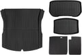 Compatible with Tesla Model 3 2024 Highland Floor Mats Cargo Liner Waterproof Anti-Slip Trunk Mat TPE Pads Left Right Rubber Accessories(Trunk 5pcs)