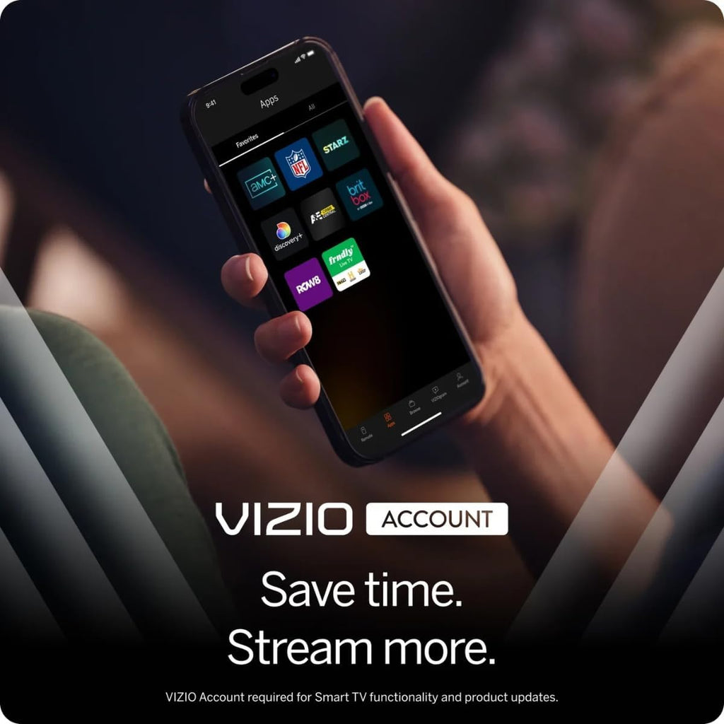 ONN 43 INCH Full HD 1080p Smart TV HDR10 with Vizio OS Bluetooth 5.0 Works with Apple Home, Amazon Alexa, and Google Home (Renewed)