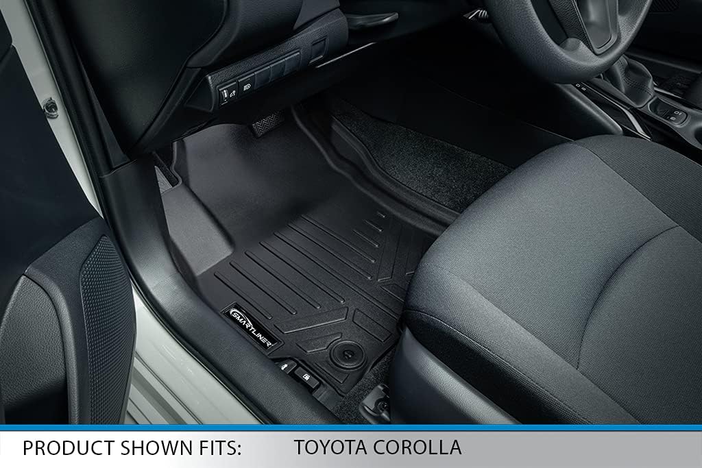 SMARTLINER Custom Fit Floor Mats 2 Rows and Cargo Liner Trunk Set Compatible with 2020-2025 Toyota Corolla