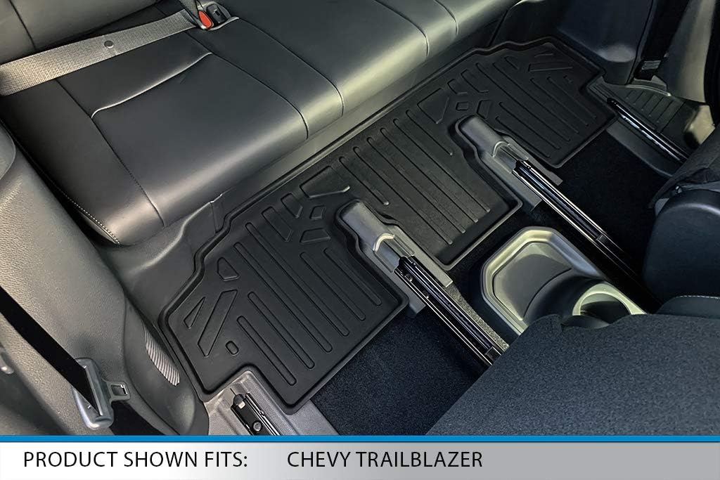 SMARTLINER Floor Mats 3 Row Liner Set Compatible with 2020-2025 Toyota Highlander