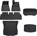TPE Floor Mats Cargo Liner Compatible with Tesla Model 3 Highland 2024 All Weather Waterproof Anti-Slip Trunk Mats TPE Floor Liners(6PCS RHD)