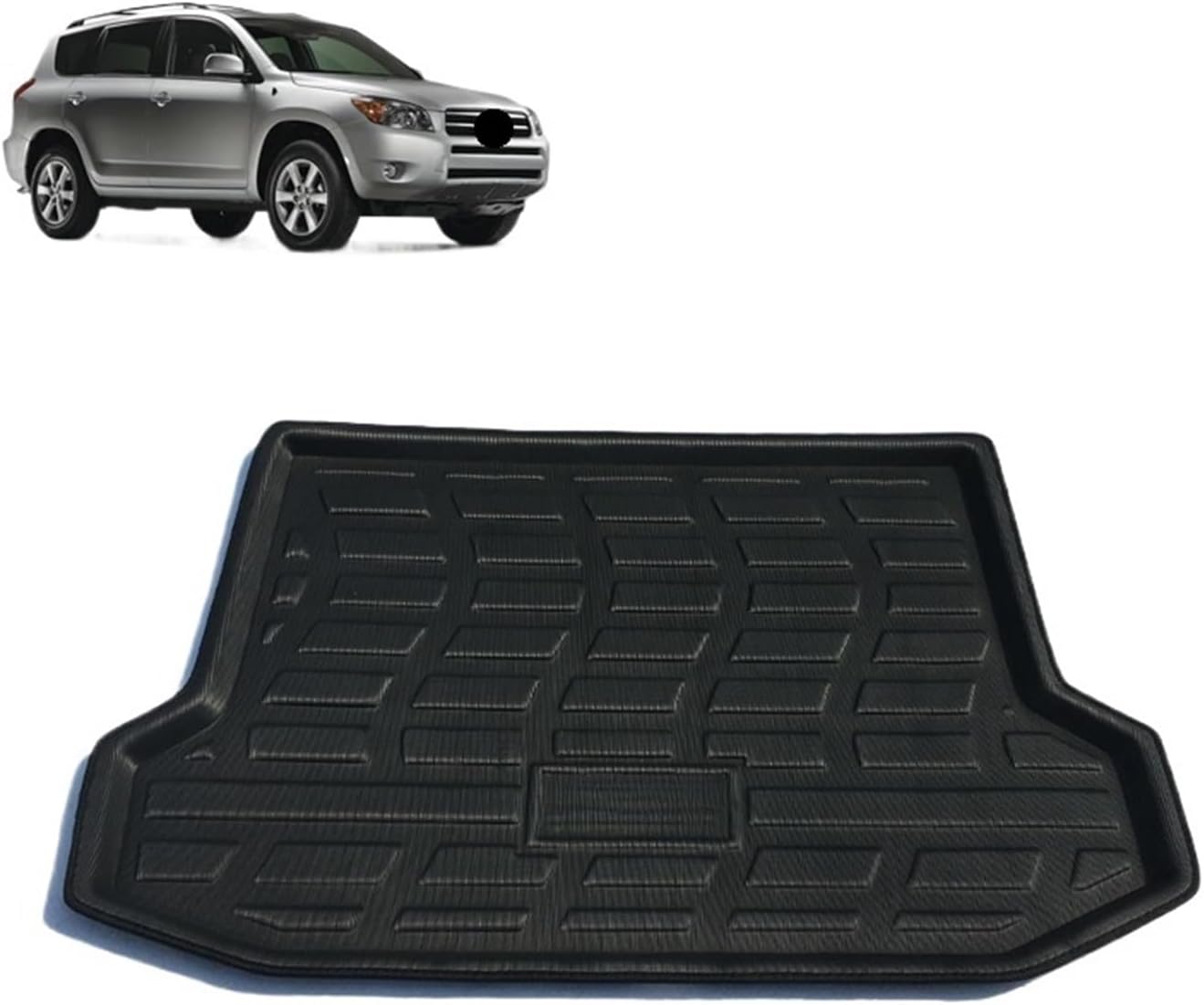 Car Rear Trunk Mat Compatible with Toyota RAV4 RAV 4 XA30 30 2006~2012 2010 2008 2007 Accessories Floor Tray Liner Cargo Boot Carpet Mud Mat