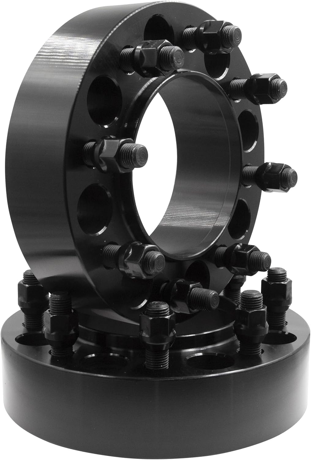 Wheel Accessories Parts 2 Pcs Steel Hub Centric Wheel Spacers 8 on 6.50 8x6.50 2.00 Inch Thick 121.3mm Hub 9/16' Thread Stud Fits Ram 2500 3500 Front Wheels Only