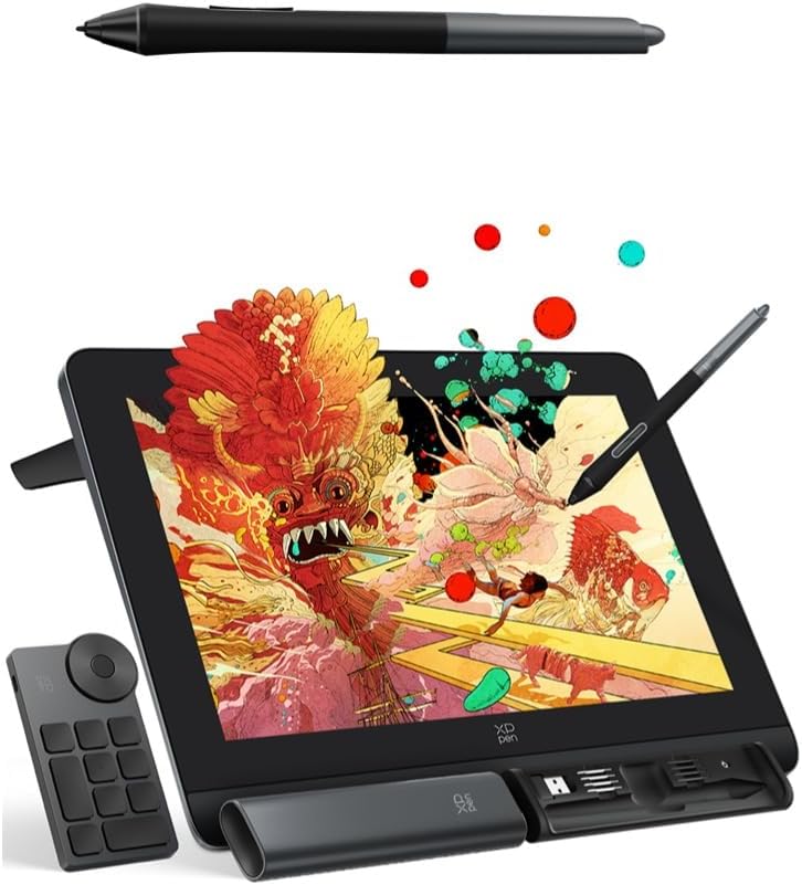 XPPen Artist Pro 14 Gen2 Drawing Tablet with Screen 14 inch Graphic Art Tablet with Full Laminated Anti-Glare Screen 16384 Pressure Levels X3 Pro Battery-Free Stylus