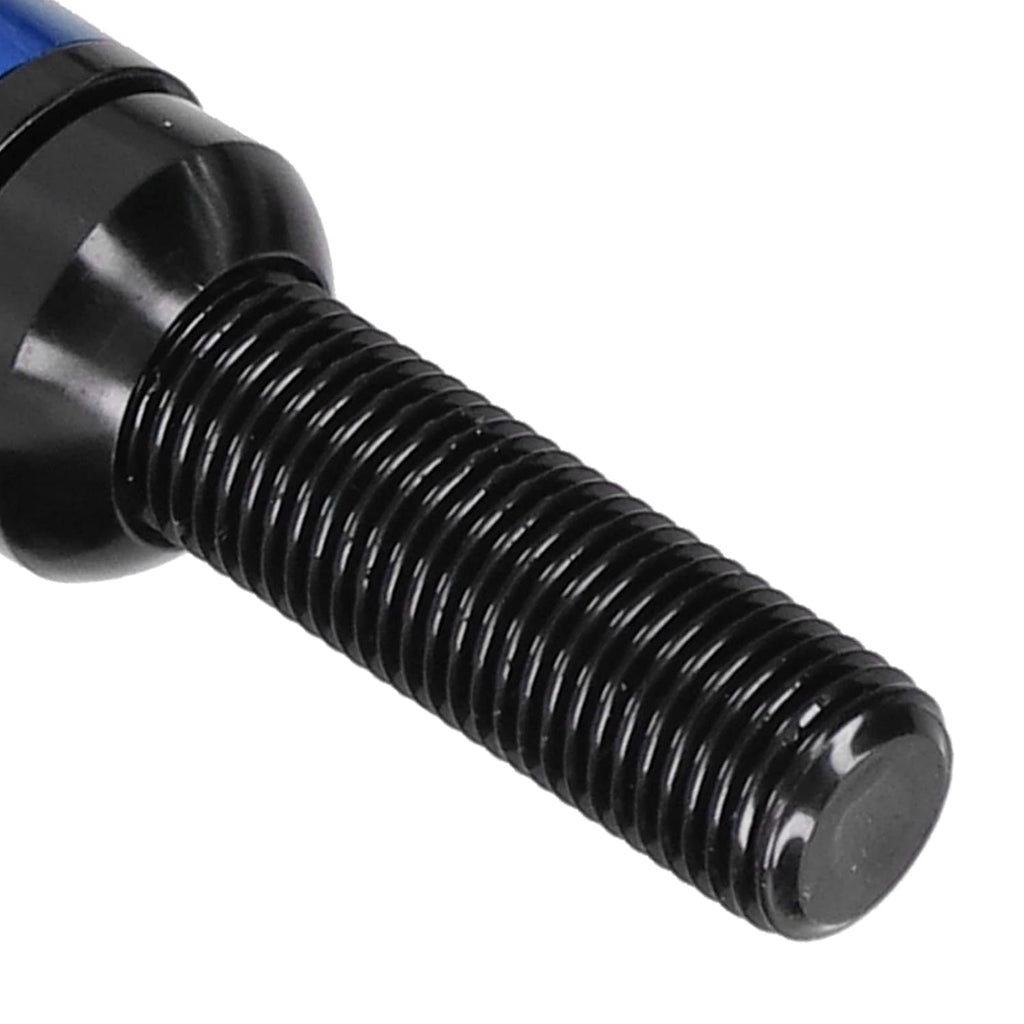 Brilluxa Lug Bolt Kit, M14x1.5 42mm Ball Seat Extended Lug Bolts, Black Wheel Bolt Set and Wheel Fasteners, Extended Thread Wheel Hardware for Aftermarket Rim and Spacer Installation