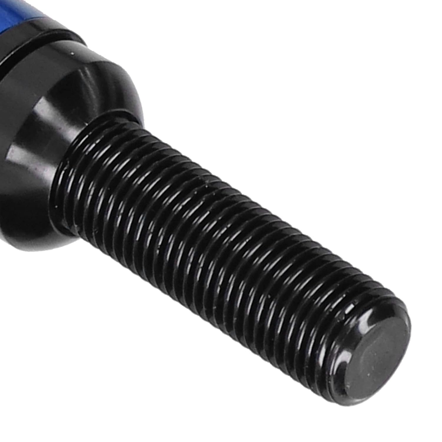 Brilluxa Lug Bolt Kit, M14x1.5 42mm Ball Seat Extended Lug Bolts, Black Wheel Bolt Set and Wheel Fasteners, Extended Thread Wheel Hardware for Aftermarket Rim and Spacer Installation