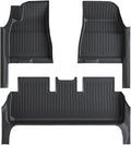 TPE Floor Mat with Door Sill Protector for Tesla Model 3 Highland Trunk Mats Cargo Liner for 2025 2024 Accessories(SNFM-3PCS)