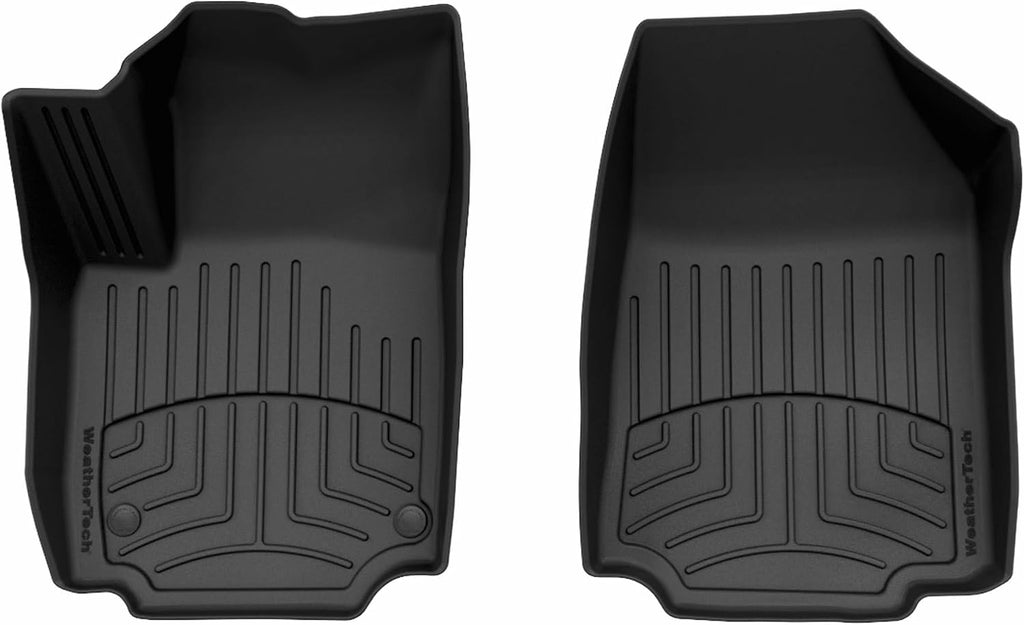 WeatherTech FloorLiner HP Custom Fit Floor Mats for Chevrolet Equinox, Terrain 1st Row (4418851IM), Black