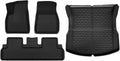 Compatible with Tesla Model 3 2024 XPE Floor Mats All Weather Floor Mats Front Rear Frunk Cargo Liner Set(4PCS LHD)