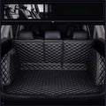 Car Leather Trunk Mat for Toyota RAV 4 2009 2010 2011 2012 2013, Full Coverage Cargo Liner Protection Boot Mats Non-Slip Rear Tray Carpet Accessories,Black