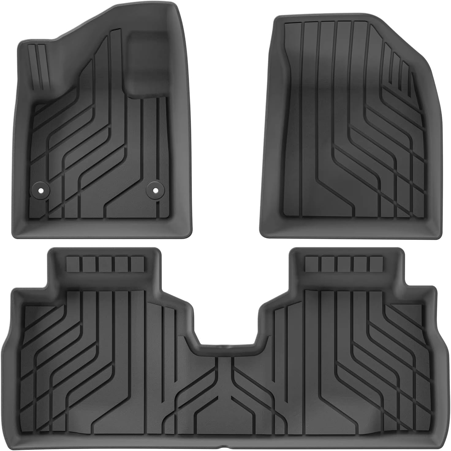 Car Boot Mats for Chevy for Equinox EV 2025 TPE 3D Car Floor Mats Trunk Pad Waterproof Protective All Weather Black Liner