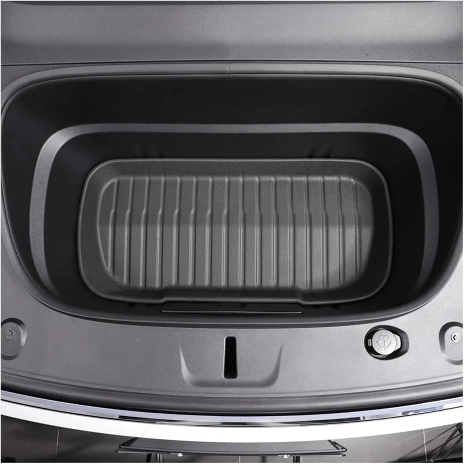 TPE Floor Mats Cargo Liner All Weather Trunk Mats Floor Liner Backrest Mats Compatible with Tesla Model Y Launch 2025 Juniper 2025(Red)