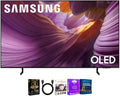 Samsung 65 Inch Class S85F Series 4K OLED Vision AI Smart Tizen TV HDR Dolby Atmos WiFi HDMI Gaming TV Bundle with High Speed Cable Streaming Package and 12 Month CPS Protection Plan