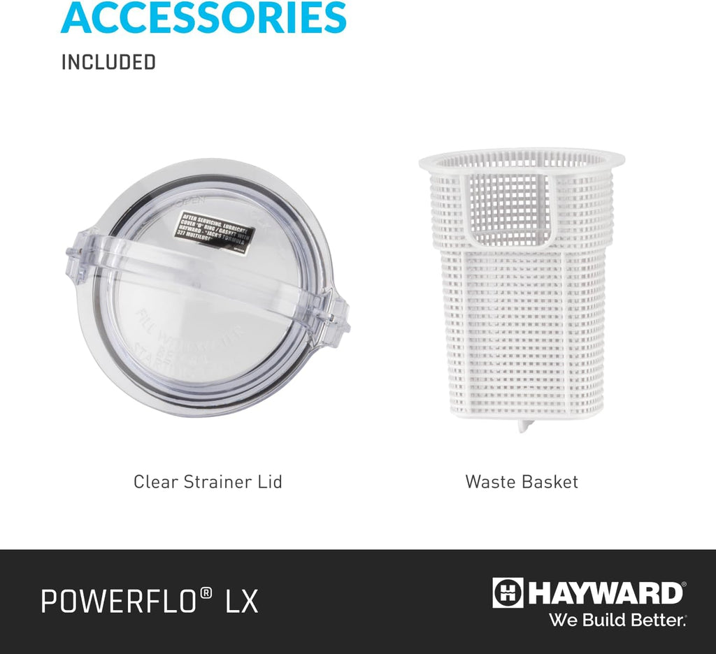 Hayward PowerFlo LX Above Ground Pool Pump, 1.5 HP, W3SP1580X15