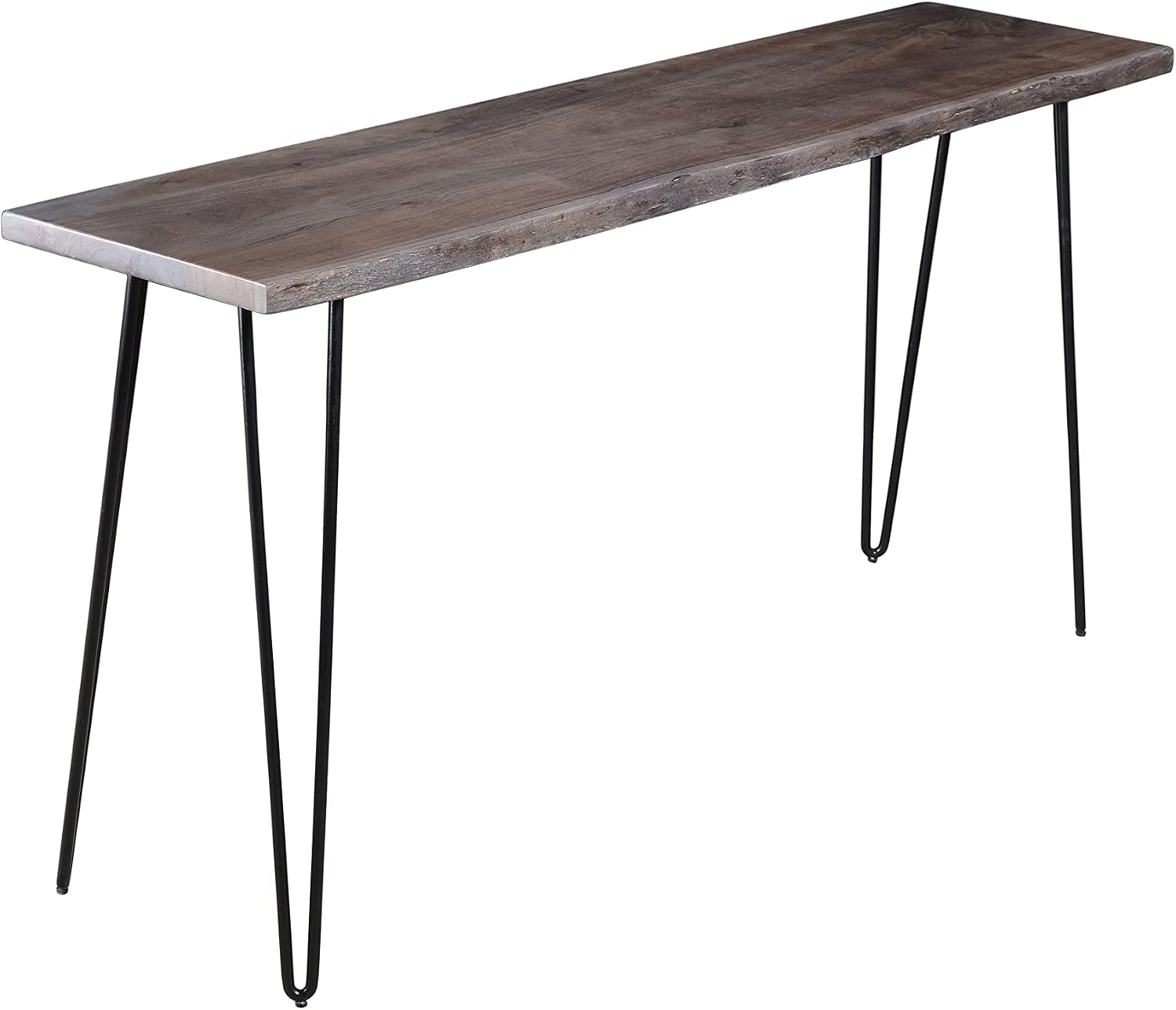 Jofran Nature's Edge 72' Farmhouse Dining Table - Solid Wood Counter Height Dining Table for Modern Homes, Slate