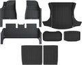 TPE Floor Mat Compatible with Tesla Model 3 Highland with Door Sill Protector Trunk Mats Front Rear Cargo Liner Compatible with Model 3 2025 2024(SNFM-8PCS)
