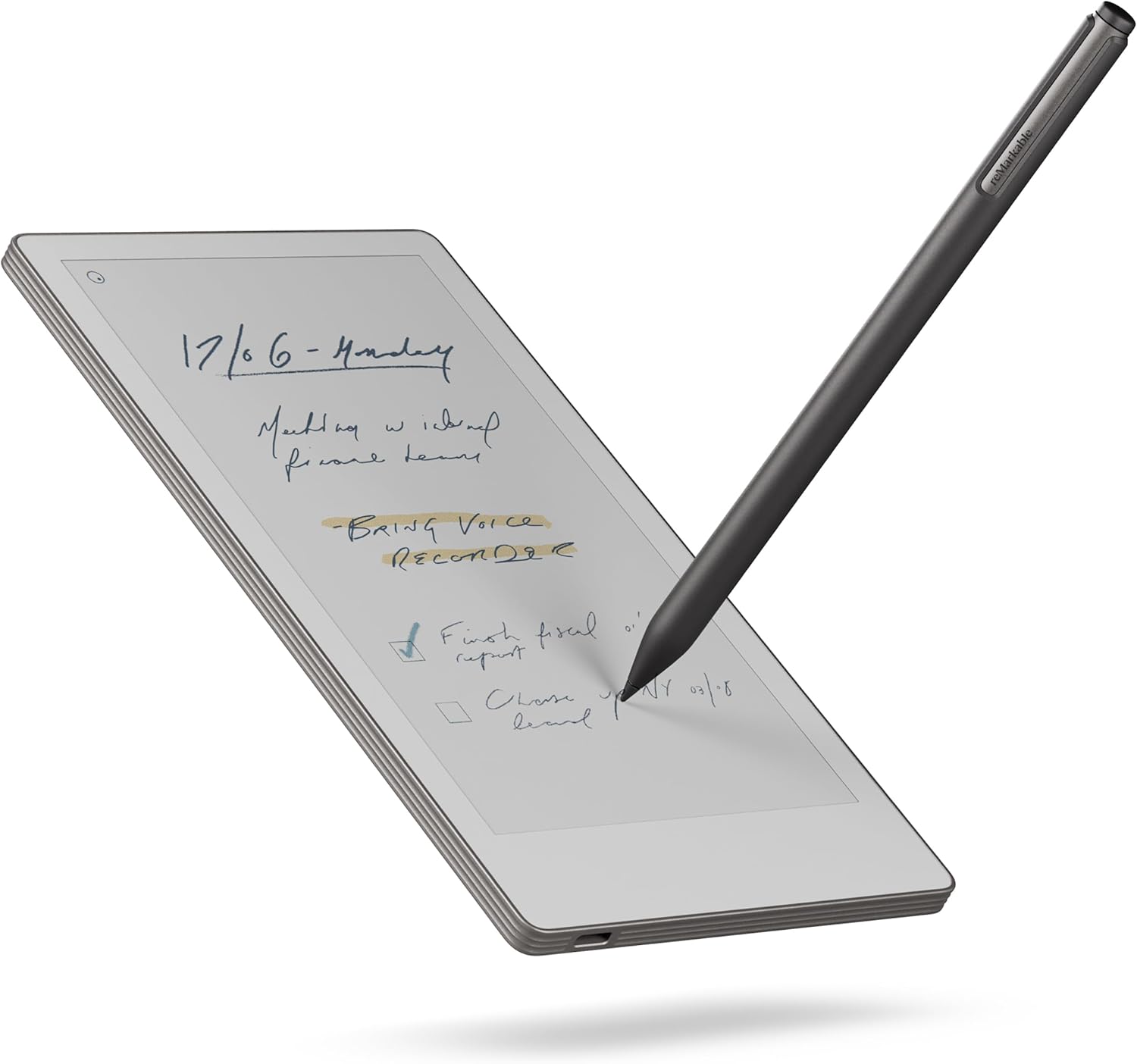 reMarkable Paper Pro Move | Ultraportable Color 7.3' Paper Tablet with Marker Plus | The Digital Pocket Notebook for Productivity on The Go