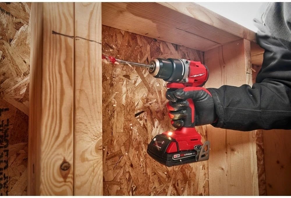 3601-21P Cordless Drill/Driver for Milwaukee M18 18V Compact Brushless 1/2' Drill/Driver Kit