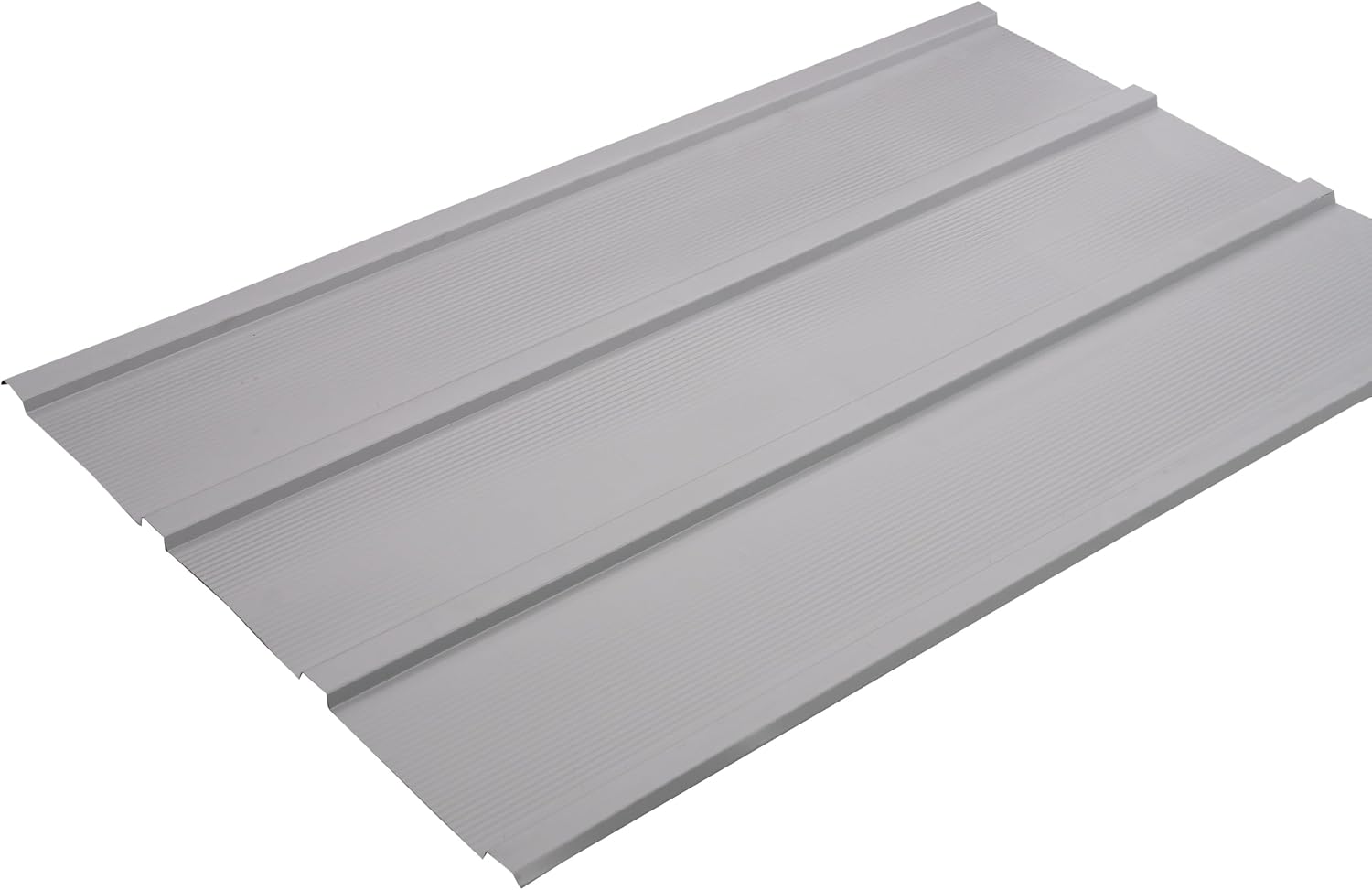 Arrow Set of 8 Galvanized Steel 2x4 Ft Corrugated Metal Panels for DIY Shed, Garage, Carport, and Mobile Home Projects, Made in USA, Flute Grey