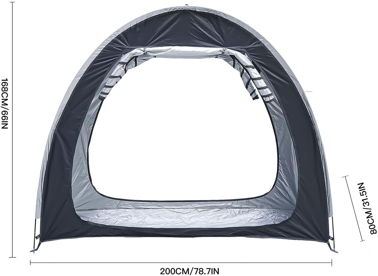 2 PCS Bike Tent Outdoor Storage Waterproof Can Be Spliced Motorcycle Tent for Patio Furniture,Bicycle,Motorcycle Outdoor Bike Storage Shed,Purple