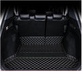 Custom Deluxe Leather Full Rear Trunk Tray Liner Cargo Mat Floor Protector Foot Pad Mats Compatible with XRV VEZEL 2015-2019(Purple)