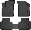Husky Liners Weatherbeater Floor Mats | Fits 2018-2026 Volkswagen Atlas, 2020-2026 Atlas Cross Sport | Front & 2nd Row, 3-pc Black - 95661