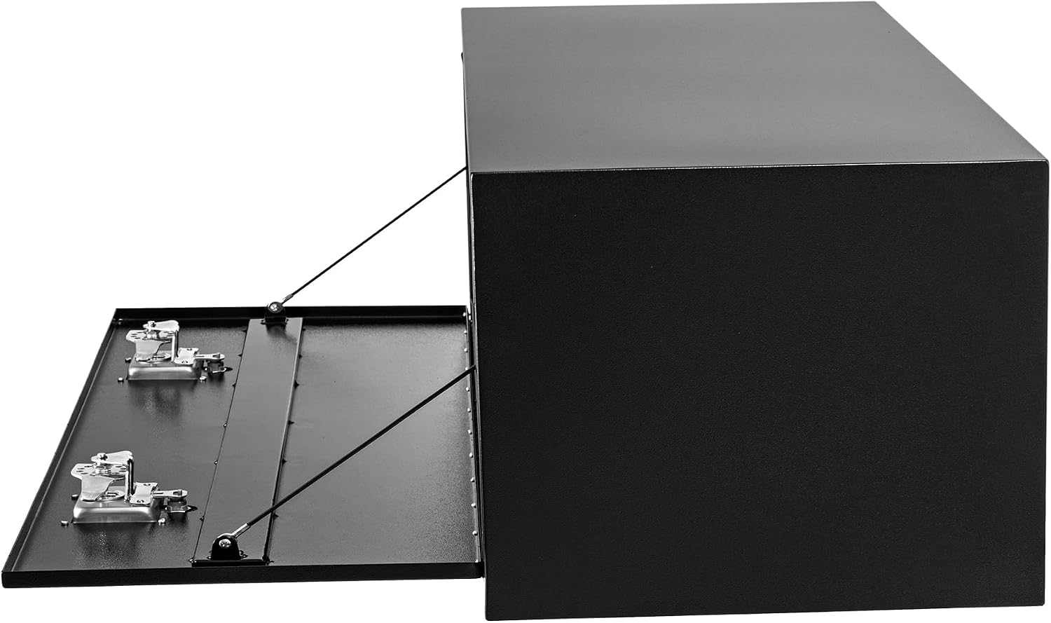 Garvee Steel Underbody Truck Box w/t-Handle Latch, Truck Toolbox for Organization and Storage, Job Box Tool Chest for Pickup Truck Bed, RV, Trailer, 48'x 16'x 13'