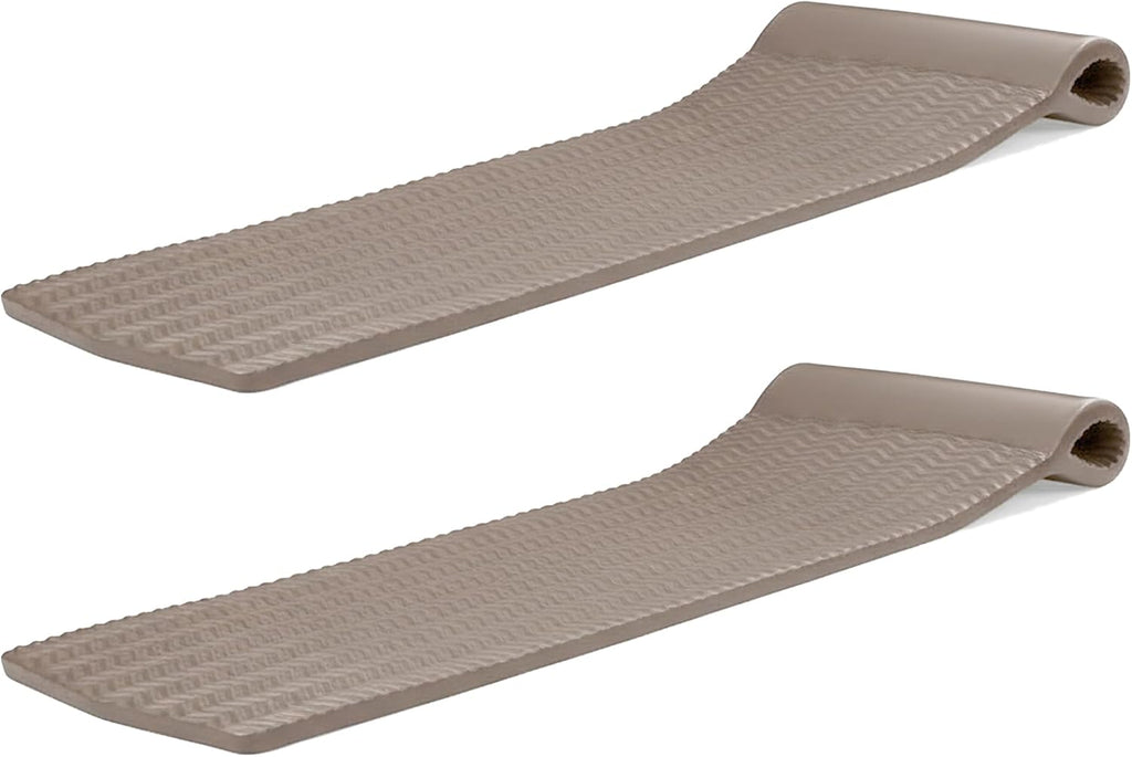 TRC Recreation 2-Pack Serenity 1.5' Thick Foam Pool Float Lounger, Bronze w/Headrest for Lounging & Sunbathing in Swimming Pools, Beaches & Lakes, 70' x 26'