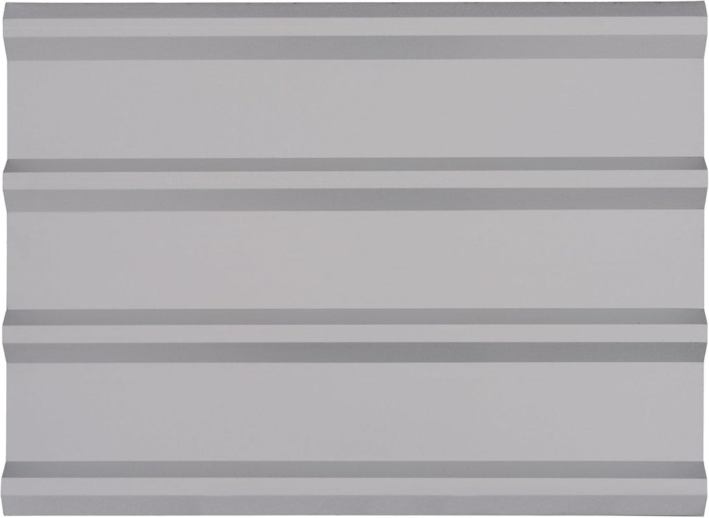 Arrow Set of 8 Galvanized Steel 2x4 Ft Corrugated Metal Panels for DIY Shed, Garage, Carport, and Mobile Home Projects, Made in USA, Flute Grey