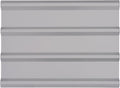 Arrow Set of 8 Galvanized Steel 2x4 Ft Corrugated Metal Panels for DIY Shed, Garage, Carport, and Mobile Home Projects, Made in USA, Flute Grey