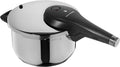 WMF Perfect Pressure Cooker 4.5 L Premium Polished Stainless Steel 2 Cooking Levels All-in-One Rotary Knob, Dishwasher Safe, Diameter Suitable for Induction, Stainless Steel, Silver, 22 cm