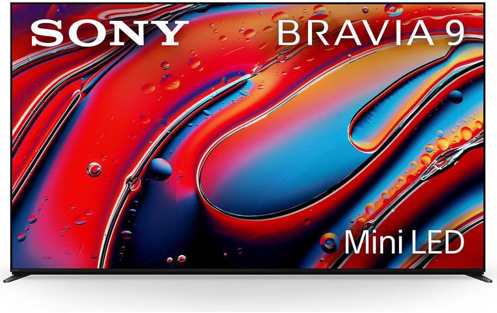 Sony BRAVIA 9 K85XR90 85' 4K HDR QLED Mini-LED TV (2024) Bundle with Deco Gear 4K HDMI 2.0 Cable w/Copper Conductors x2 + Premiere Streaming & CPS Exclusive 26 Month Protection (BEACH-CPS-265000)
