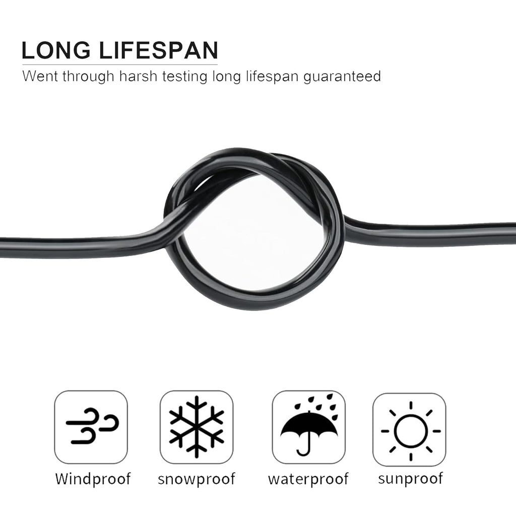 16 Gauge 7 Conductor Electrical Wire 100FT, UL 2464 16 AWG 7 Wire Cable Tinned Copper Stranded 16/7 for Automotive, Trailer, Lighting, Solar Panel, Extension Cable, Speaker etc.