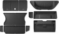 Compatible for Tesla Model X 2023 2024 TPE 3D Car Floor Mats Cargo Liner Trunk Pad Waterproof Protective Left Rudder(New 5MODELX5PCS)