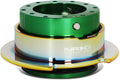 Auto Dynasty SRK-250GN-MC Steering Wheel Quick Release Adapter Gen 2.5 Green Body/Neo Chrome Ring