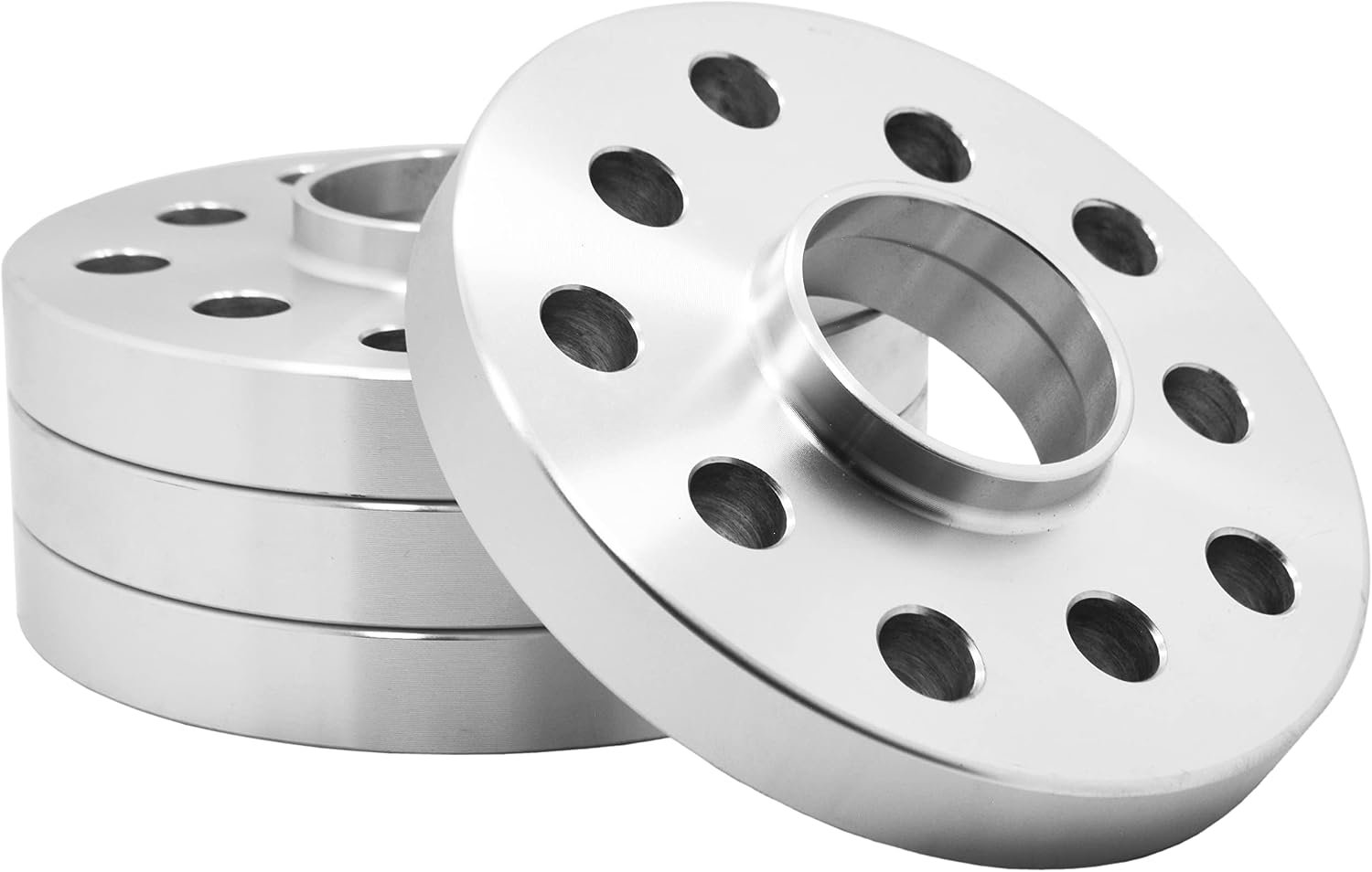 4 Pc 5x112 MM Hub Centric 20 MM Wheel Spacers 66.6 Wheel Bore + Chrome M14x1.5 Conical Spline Tuner Bolts Aftermarket Wheels Works with Audi 2009 + A4 A5 A6 A7 A8 S4 S5 S6 S7 + More