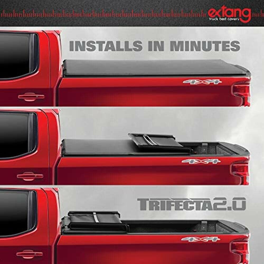 RealTruck Extang Trifecta Toolbox 2.0 Soft Folding Truck Bed Tonneau Cover | 93480 | Fits 2015 - 2020 Ford F-150 6' 7' Bed (78.9')