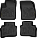 GRAND ORANGE 1st & 2nd Row 4PCS Floor Mats Cargo Liners Compatible with Buick Envision 2021 2022 2023 TPE All Weather Protection Interior Accessories Floor Liners Black Alfombras para Carro