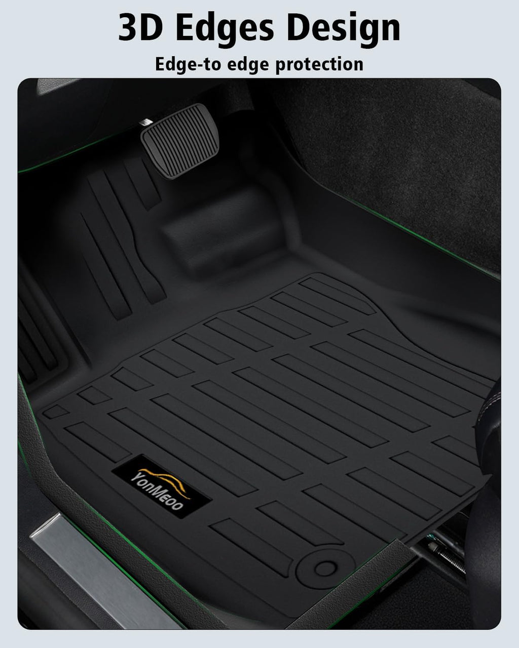 Floor Mats Custom for Subaru Outback 2026 Trunk Mat with Backrest Mat All Weather TPE Full Set Liners Cargo Protector for Outback 2026 Accessories, Black