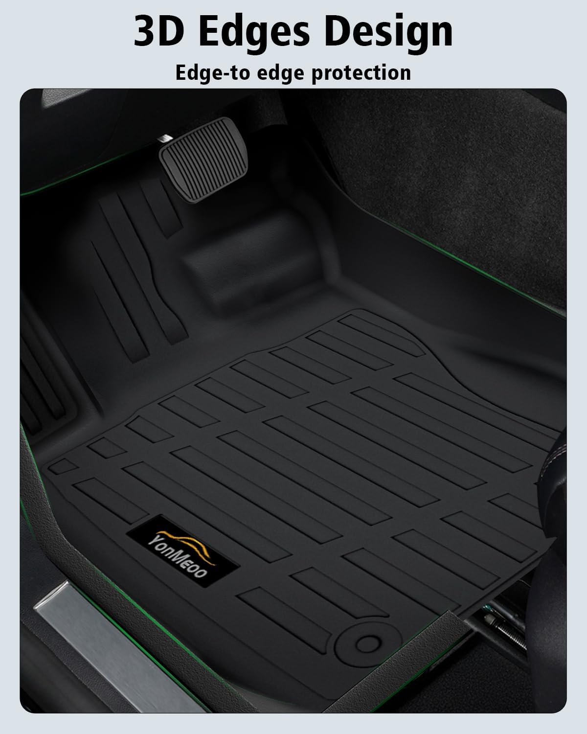 Floor Mats Custom for Subaru Outback 2026 Trunk Mat with Backrest Mat All Weather TPE Full Set Liners Cargo Protector for Outback 2026 Accessories, Black