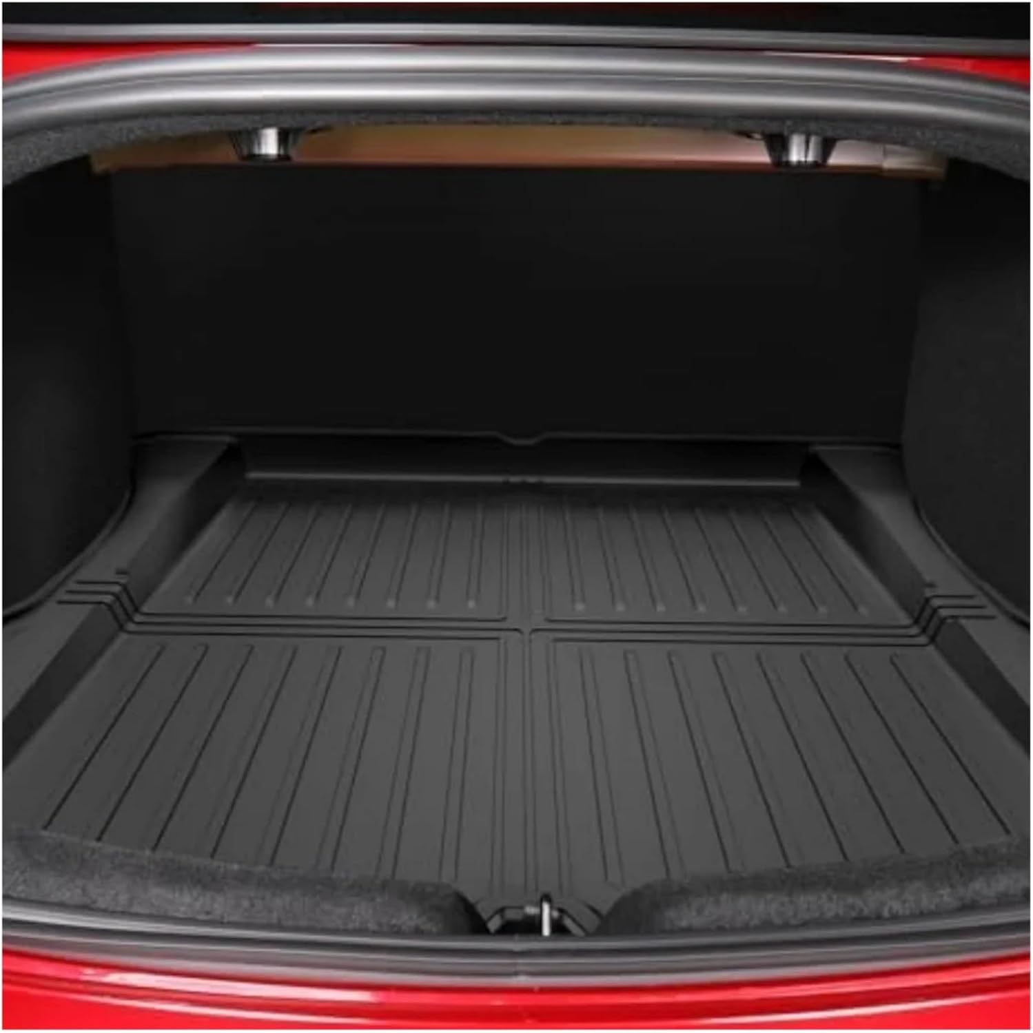 Compatible with Tesla Model 3 Highland 2024 TPE Floor Mats,All Weather Waterproof Anti-Slip Front Rear Cargo Liner Trunk Mat(Left Rudder 8pcs)
