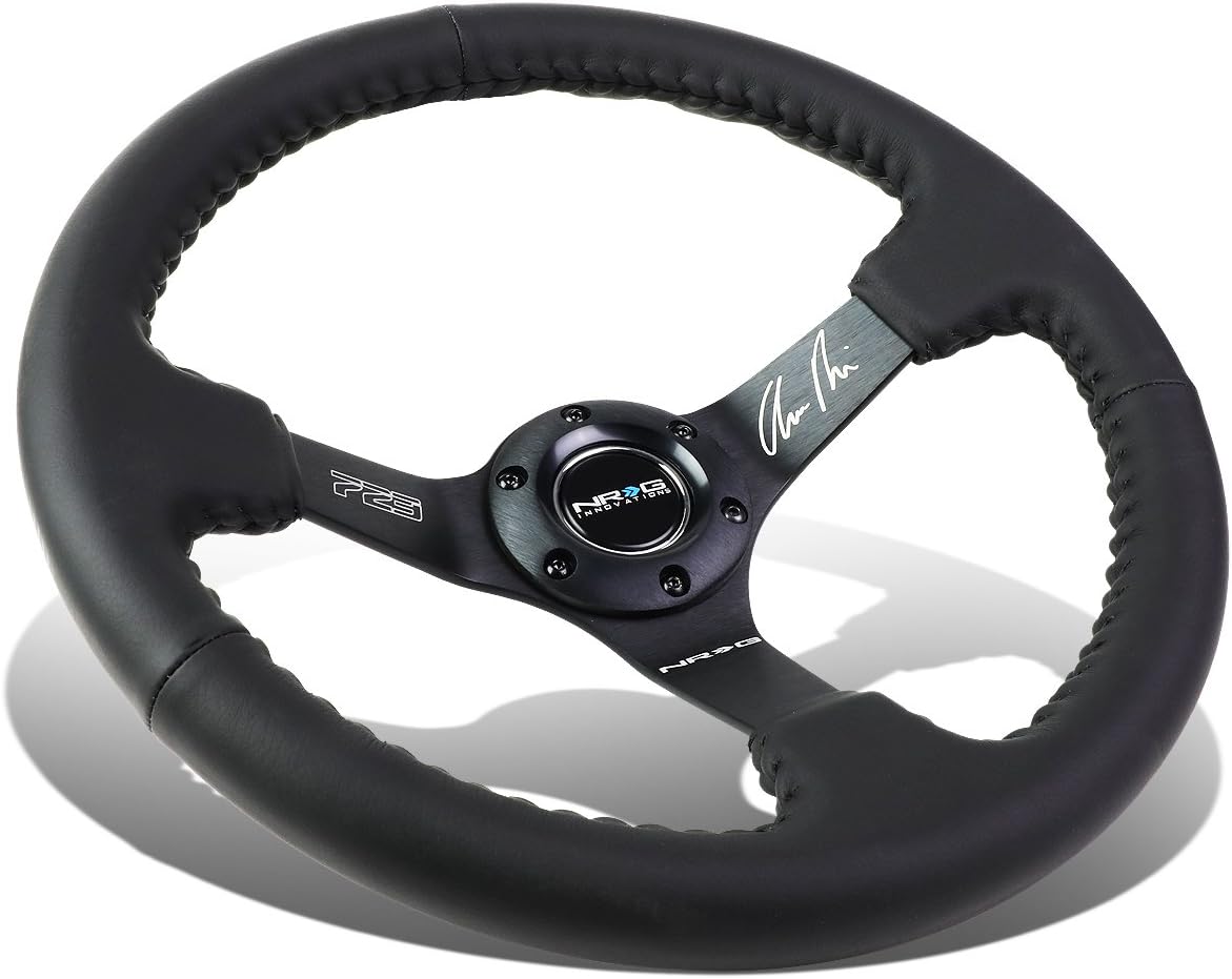 NRG Innovations RST-036MB-R Reinforced Steering Wheel (Odi Signature RACE STYLE - 350mm sport steering wheel)