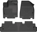 Husky Liners Weatherbeater Floor Mats | Fits 2022-2026 Nissan Pathfinder & Infiniti QX60 | Front & 2nd Row, 3-pc Black - 95701