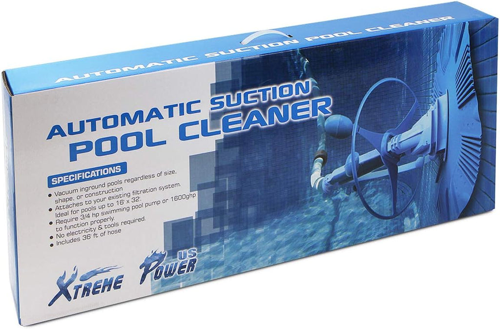 XtremepowerUS Automatic Swimming Pool Cleaner Ingound/Above Ground Side Suction Hover Vacuum Pool Cleaner with 5-Way Pool Testing Kit Set