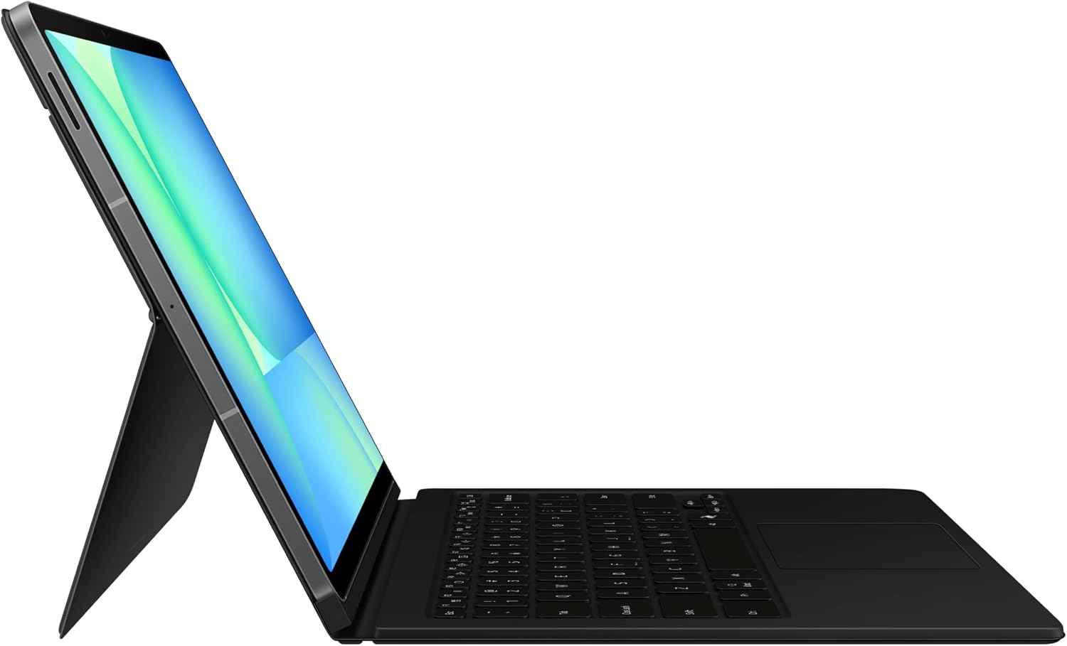 Samsung Galaxy Tab S10 FE+ Book Cover Keyboard - AI Key for Galaxy Tab S10 FE+, Detachable Platform, PC-Like Experience, Wireless Keyboard Sharing, Black