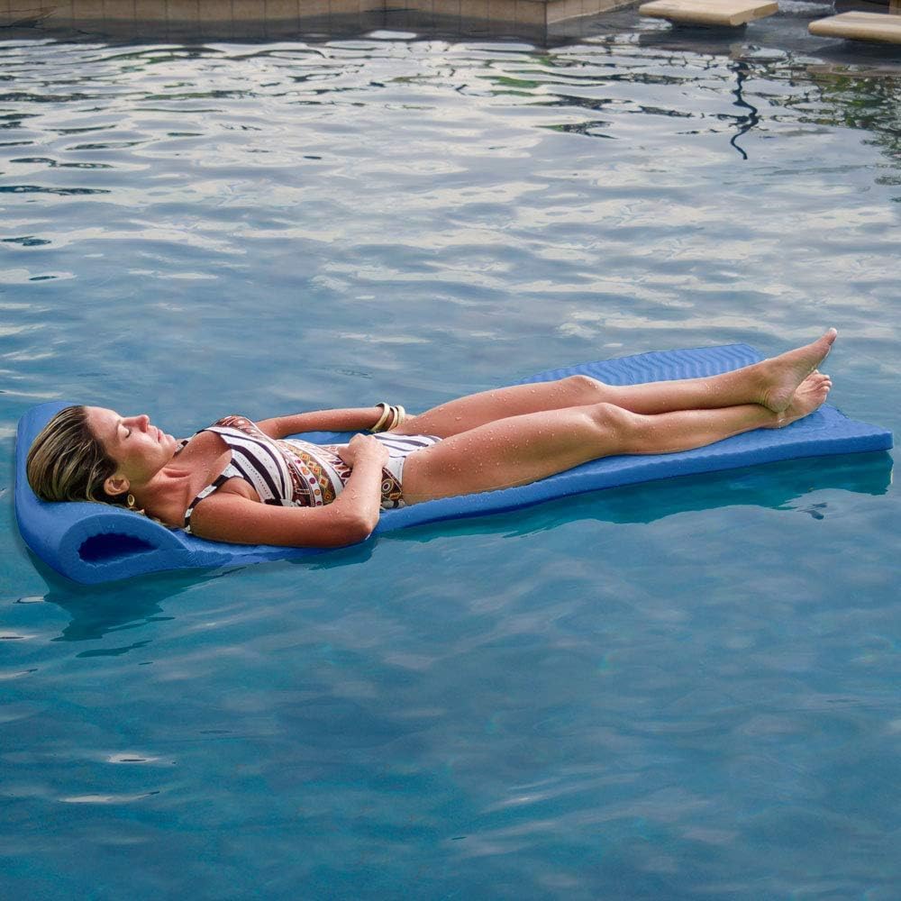 Pool Mate Blue X-Large Foam Mattress Swimming Pool Float, Made in USA