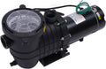 Pool Pump, HBP1500Ⅱ 2.0HP 1500W Powerful Selfpriming Pool Pumps Inground Above Ground Swimming Pool Water Pumps Dual Voltage Swimming Pools Pump for 31,000 Gallons Pools with Strainer Basket Connector